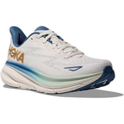 Hoka Men's Clifton 9 Running Shoes, Frost/Gold, US 14 Medium