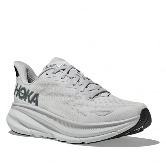 Hoka Men's Clifton 9 Sneaker, Nimbus Cloud/Steel Wool, 9.5