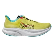 Hoka Mens Mach 6 Running Shoes, Size 9.5 US  Standard , Yuzu / Cielo Blue
