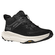 Hoka Mens Transport Chukka GTXR Hiking & Trail Mid Top Shoes, 10 US  Standard , Black / Alabaster - WATERPROOF