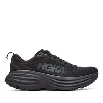 Hoka Mens Bondi 8 Running Shoe - Black/Black - Size 11D