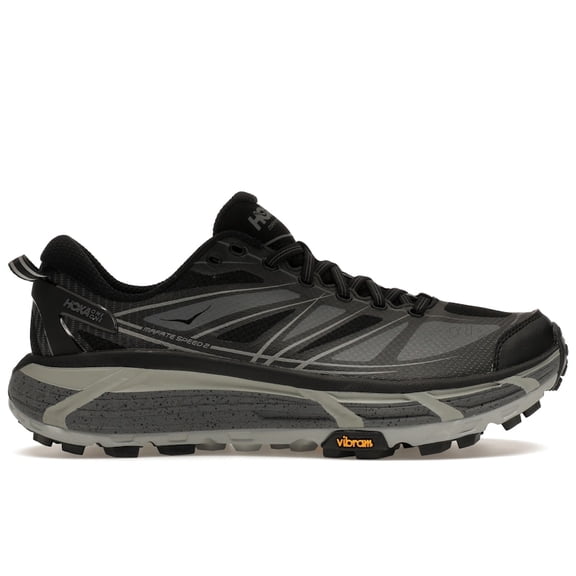 Hoka One One Men's Mafate Speed 2 Black Castlerock Running Shoes, from StockX