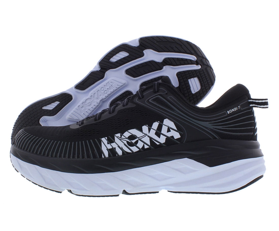 Hoka One One Bondi 7 Shoes Men Size 11 Running Black/White Male Hoka Men main image 4
