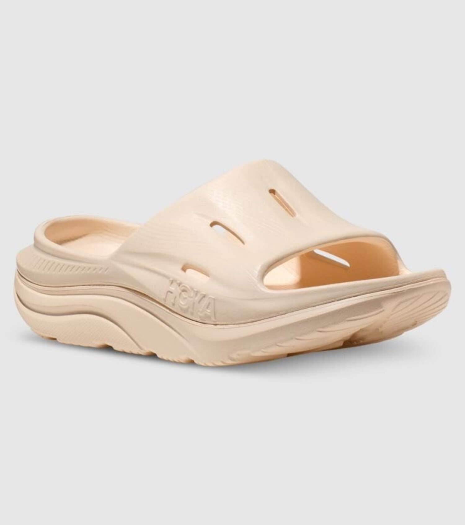 Hoka Cream Slide Sandals HOKA SLIDES Hoka One 11 (44) Like new | Mercari main image 4