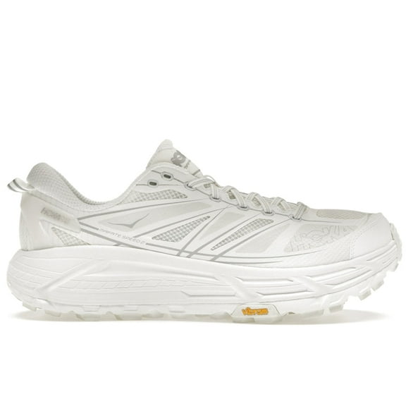 Hoka One One Unisex Mafate Speed 2 White Lunar Rock (All Gender) Running Shoes, from StockX