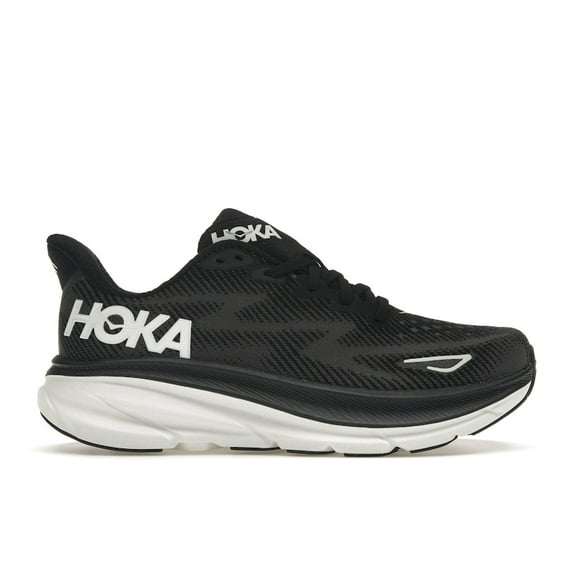 Hoka One One Women's Clifton 9 Black White Running Shoes, from StockX
