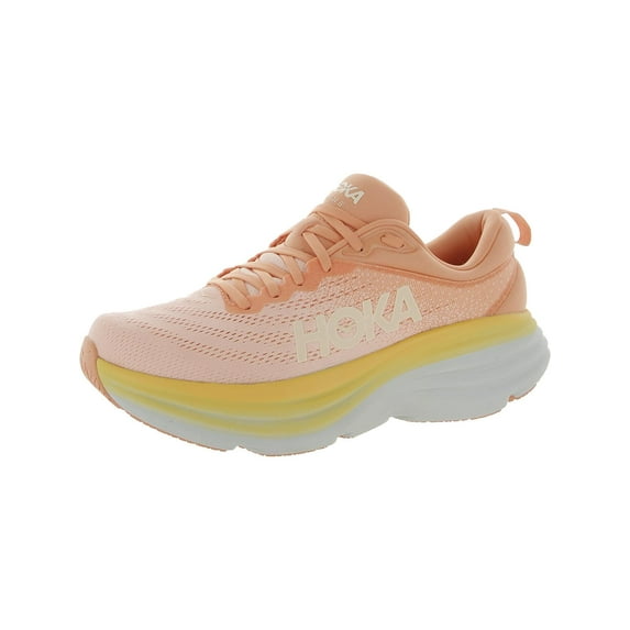 Hoka One One Womens Bondi 8 Cherries Jubilee/Pink Yarrow Mesh Running