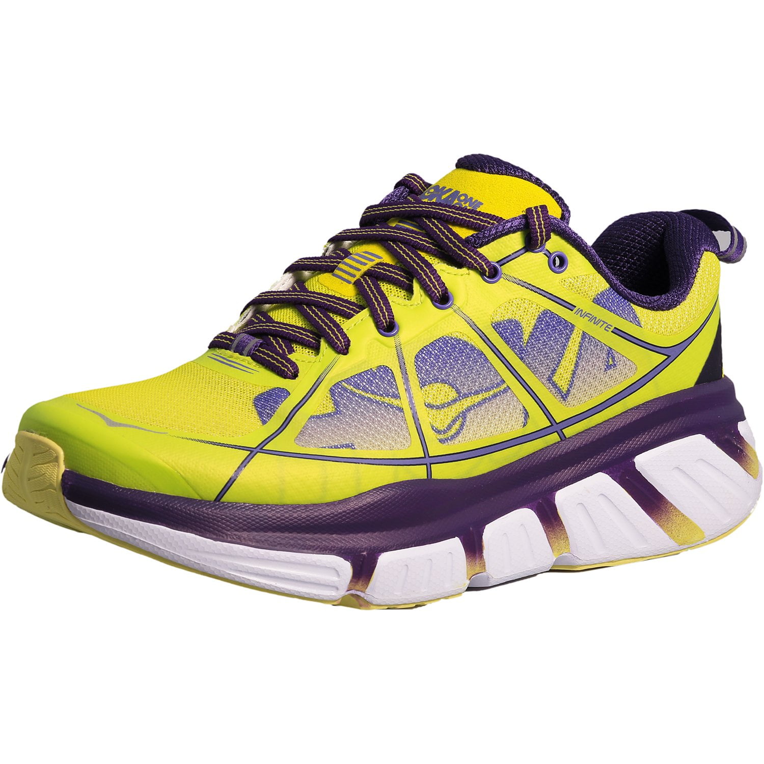 Hoka One Women s Infinite Acid Mulberry Purple Ankle High Fabric