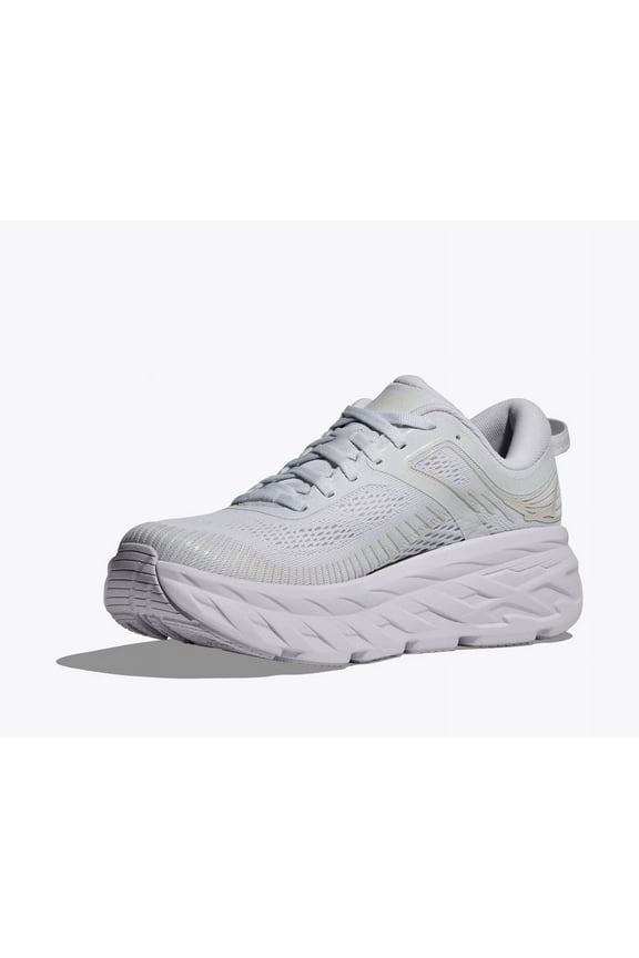 One Womens Bondi 8 Road Running Shoes - White - 6.5