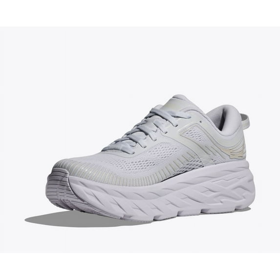 Hoka One Womens Bondi 8 Road Running Shoes - White - 6.5
