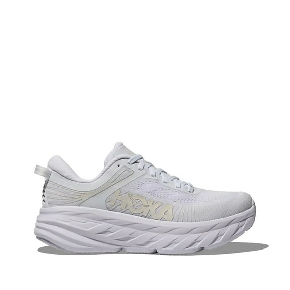 Hoka One Womens Bondi 8 Road Running Shoes - White - 7