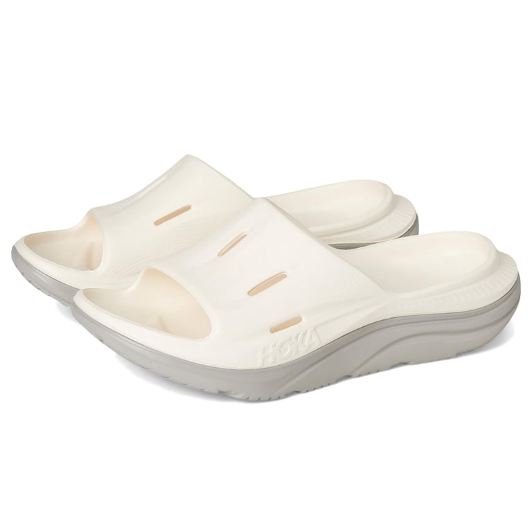 Hoka Unisex Ora Recovery Slide 14 Sandals, Alabaster  display picture 2