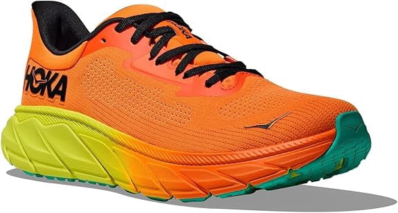 Hoka One One Trainers Mens 9D Arahi 7 Electric Tangerine Black Running Shoes Hoka Arahi 7 - Electric Tangerine - Black – Fit2Run main image 4