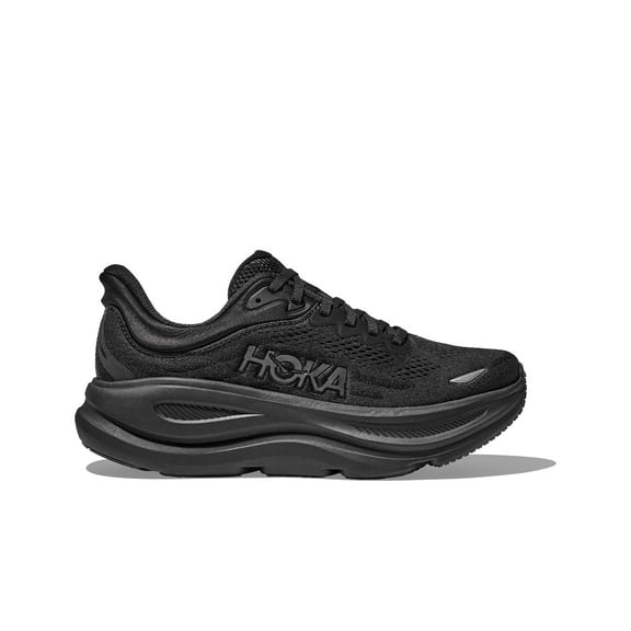 Hoka Women's Bondi 9 Sneaker, Black/Black, 9.5