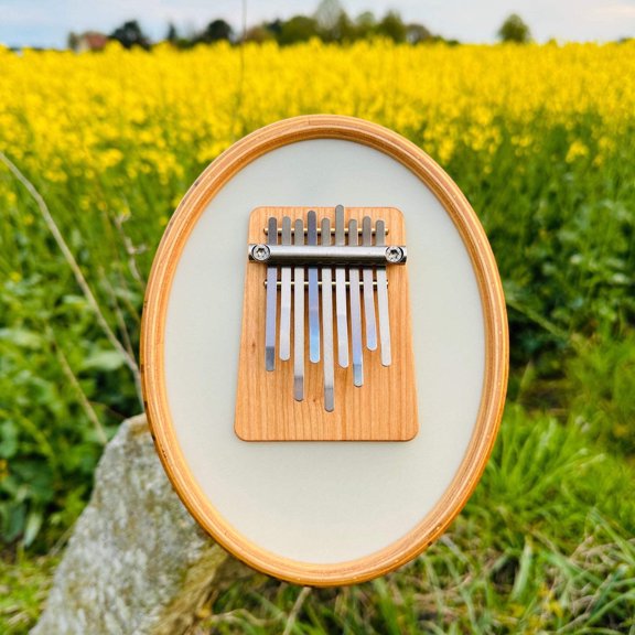 Hokema Sansula Renaissance Kalimba with REMO Synthetic Drumhead in A Minor
