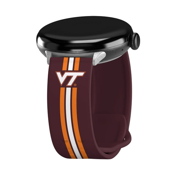 Hokies HD Unisex Watch Band Compatible with Google Pixel Watch (Long Stripes)