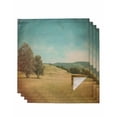 thumbnail image 1 of Hokiten Kitchen Dinner Napkins Set of 4 Turquoise Sky Hills Cloth Napkins Reusable Washable Table Napkins for Weddings Cocktail Parties Holiday Table Decor 20x20 Inch, 1 of 8