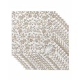 thumbnail image 1 of Hokiten Kitchen Dinner Napkins Set of 8 Khaki Flower Cloth Napkins Reusable Washable Table Napkins for Weddings Cocktail Parties Holiday Table Decor 20x20 Inch, 1 of 8