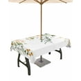 thumbnail image 1 of Hokiten Outdoor Tablecloths with Umbrella Hole & Zipper, Sage Green Eucalyptus 54x80 Inch Tablecloth Rectangle, Vintage Spring Floral Leaves Waterproof Table Cloth, Patio/Pool/Picnic Table Covers, 1 of 7