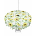 thumbnail image 1 of Hokiten Outdoor Tablecloths with Umbrella Hole & Zipper, Spring Yellow Sunflower Round Tablecloth 54 Inch, Vintage Floral Botanical Country Waterproof Table Cloth, Patio/Pool/Picnic Table Covers, 1 of 7