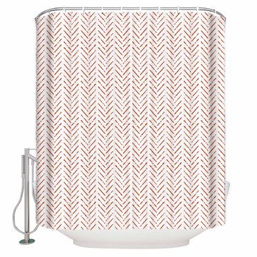 LooPoP Orange Purple Gray Abstract Fabric Shower Curtain Modern Art Waterproof Polyester Fabric Shower Curtains For Bathroom Decor 72" X 78