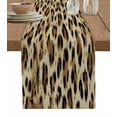 thumbnail image 1 of Hokiten Table Runners 108 Inches Long Dress Scarves, Leopard Prints Farmhouse Coffee/Dining/Kitchen Table Runner for Living Room, Modern Geometric Animals Textured 13x108 Inch, 1 of 7