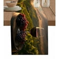 thumbnail image 1 of Hokiten Table Runners 36 Inches Long Dress Scarves, Country Farmhouse Kitchen/Dining Table Runner, Short Coffee Tablerunners, Grapes Casks Wine Farmhouse 13x36 Inch, 1 of 7