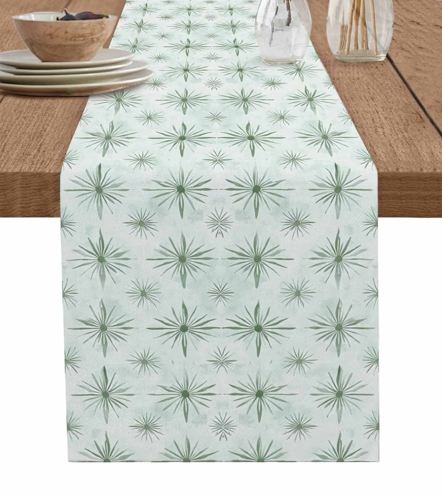 Hokiten Table Runners 48 Inches Long Dress Scarves, Sage Green