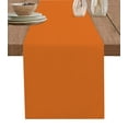 thumbnail image 1 of Hokiten Table Runners 70 Inches Long Dress Scarves, Orange Farmhouse Coffee/Dining/Kitchen Table Decor, Holiday Table Runner, Pure Orange 13x70 Inch, 1 of 7