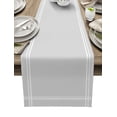 thumbnail image 1 of Hokiten Table Runners 72 Inches Long Dress Scarves, Lighting Grey Solid, Farmhouse Kitchen/Dining Table Runner, Coffee Tablerunners, Pure Color 16x72 Inch, 1 of 7
