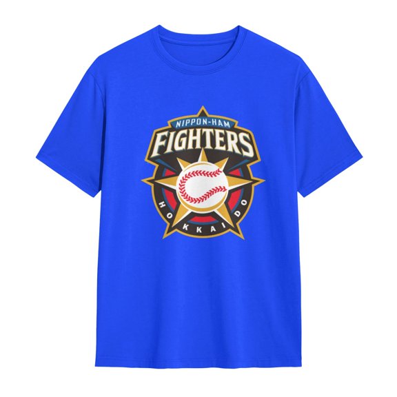Hokkaido Nippon-Ham Fighters Shirt Short Sleeve Cotton Tshirt