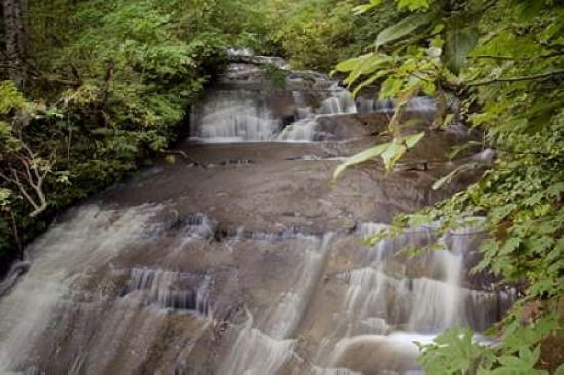 Hokkaido Waterfall - 3 Canvas Art - Alan Blaustein (24 x 36)