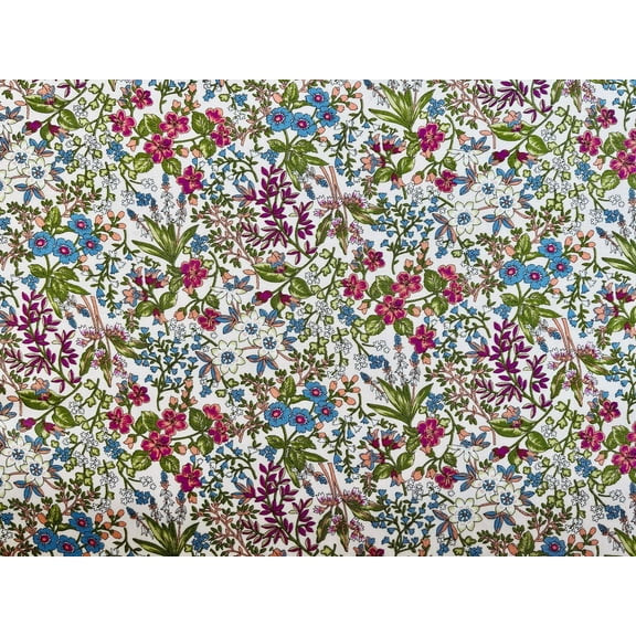 Cotton Material Soft & Durable Fabric- Ideal for Sewing & Crafts- 1/2 Y, 44"