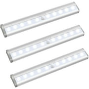 Hokoiln Motion Sensor Wireless Strip LED Under Cabinet Light, 3 Pack