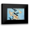 thumbnail image 1 of Hokusai 14x11 Black Modern Framed Museum Art Print Titled - Lilies, 1 of 5