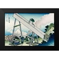 thumbnail image 1 of Hokusai 24x17 Black Modern Framed Museum Art Print Titled - Fuji from a Sawyers View, 1830, 1 of 4