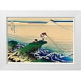 thumbnail image 1 of Hokusai, Katsushika 14x11 White Modern Wood Framed Museum Art Print Titled - Koshu Kajikazawa, 1 of 4