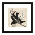 thumbnail image 1 of Hokusai The Sword Kogarasumaru Of Minamoto Family 8X8 Inch Square Wooden Framed Wall Art Print Picture with Mount, 1 of 4