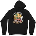 thumbnail image 1 of Hola Beaches Funny Summer Vacation Skeleton Coffin Surfer Graphic Humor M3805 Unisex Hoodie, Up to Size 5XL, 1 of 2