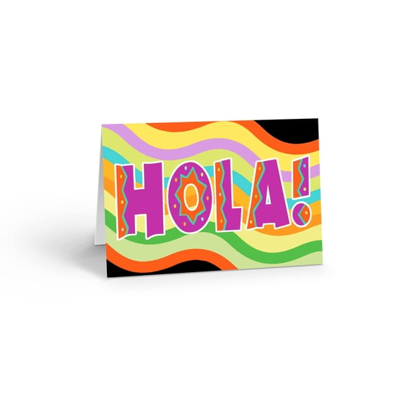 Hola Blank Boxed Thank You Note Card - 10 Boxed Cards & Envelopes