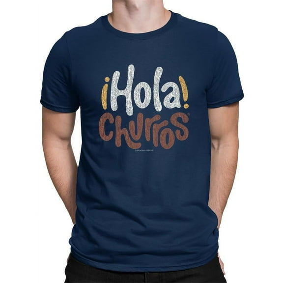 Hola Churros - Bold And Playful Dessert Art Print Men's T-shirt