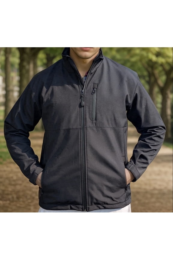 Men's Tactical Premium Softshell Jacket, Water-Resistant Windbreaker, S-2XL