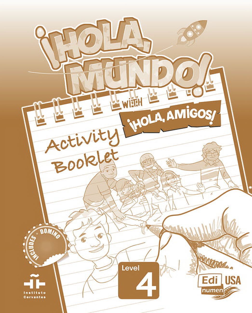Hola Mundo 4 - Activity Book (Paperback)