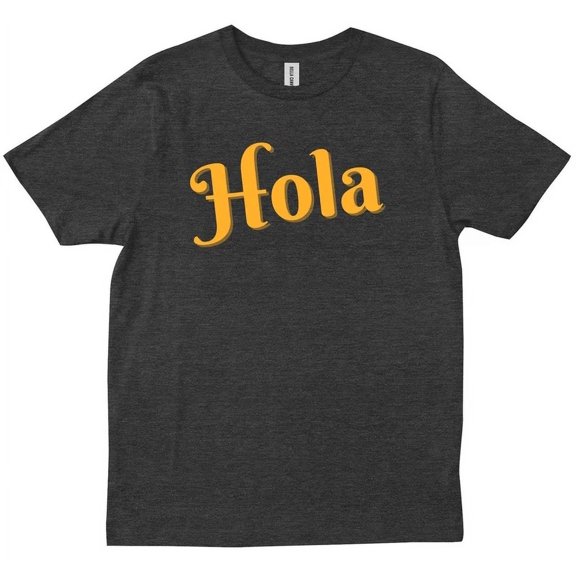 Hola Script Espanol Spanish Hello Simple Funny Sayings Quote Gift New T-Shirt Unisex S-5XL Hot Trending Shirt, Vintage Birthday Gift
