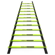 HolaHatha Agility Speed Training Ladder - Adjustable 12 Rung - 20 ft