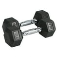 thumbnail image 1 of HolaHatha Iron Hexagonal Cast Home Exercise Dumbbell Free Weight, 10 Pounds, 1 of 9