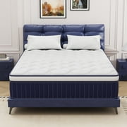 Full Mattress, Holaki 10" New Memory Foam Hybrid Full Mattress in a Box, Cool Individual Pocket Spring for Sleep Supportive & Pressure Relief, Full Size Medium Firm Mattress, CertiPUR-US