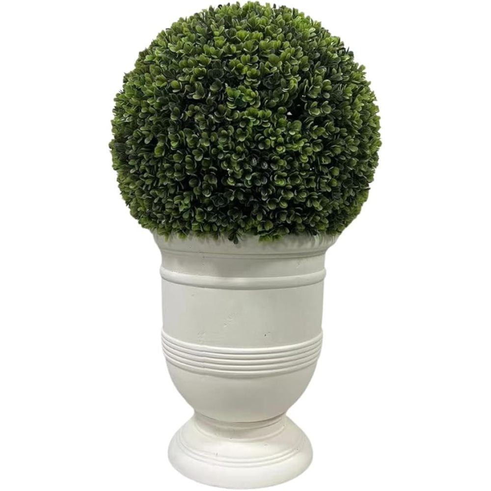 Holaki 24" potted artificial plants, UV-Resistant Faux Outdoor Plants for Porch, Garden, Front Door Decor, Indoor Home Office Decoration