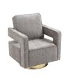 Holaki 30.7"W Swivel Accent Chenille Chair Modern Comfy Sofa Chair With