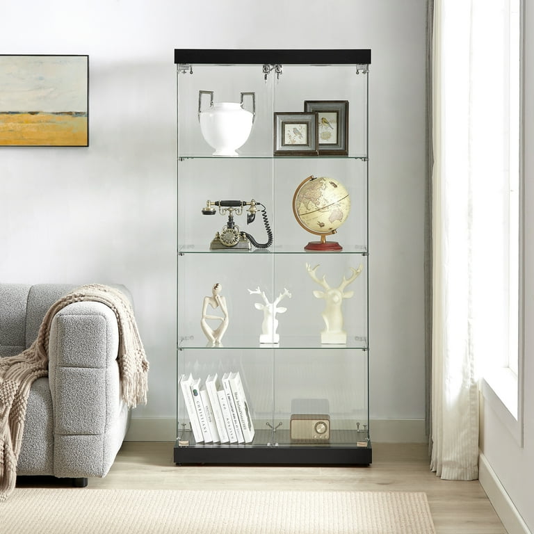 Large glass display cabinet discount